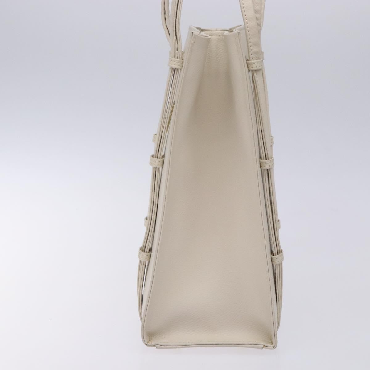 MCM Vintage Shoulder Bag Leather, WHITE, LEATHER, Shoulder bag