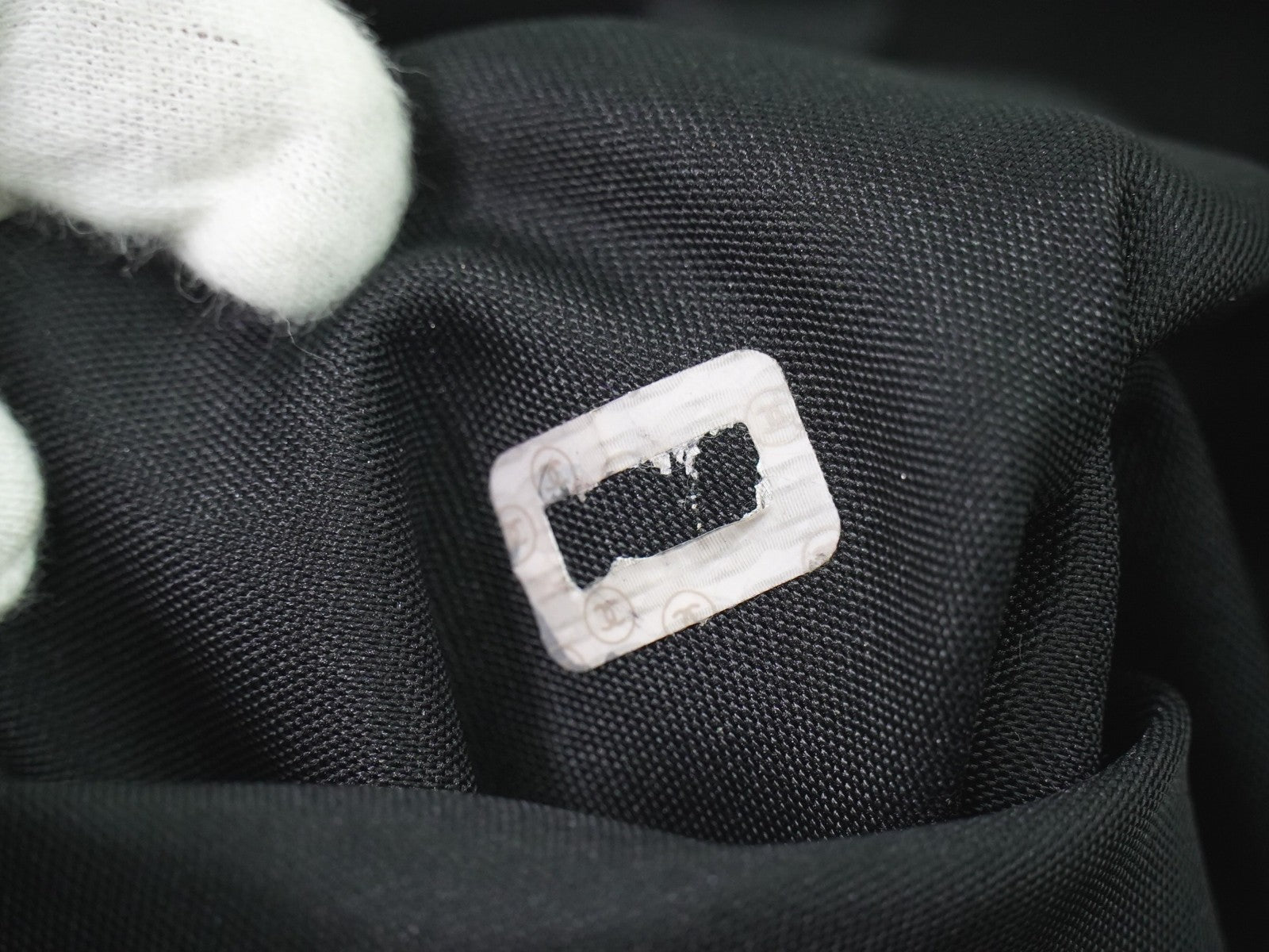 Chanel Vintage Front Pocket Tote Caviar, BLACK, LEATHER, Tote bag