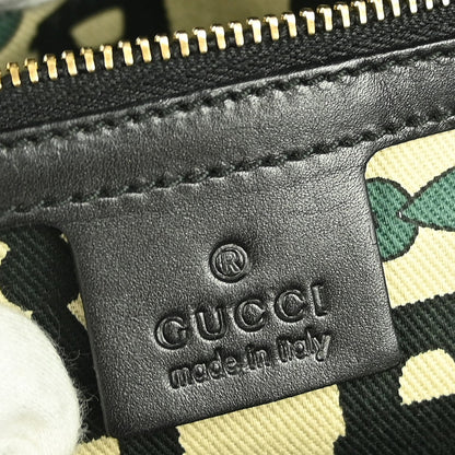 Gucci Punch Top Handle Bag Guccissima Leather, BLACK, LEATHER, Handbag