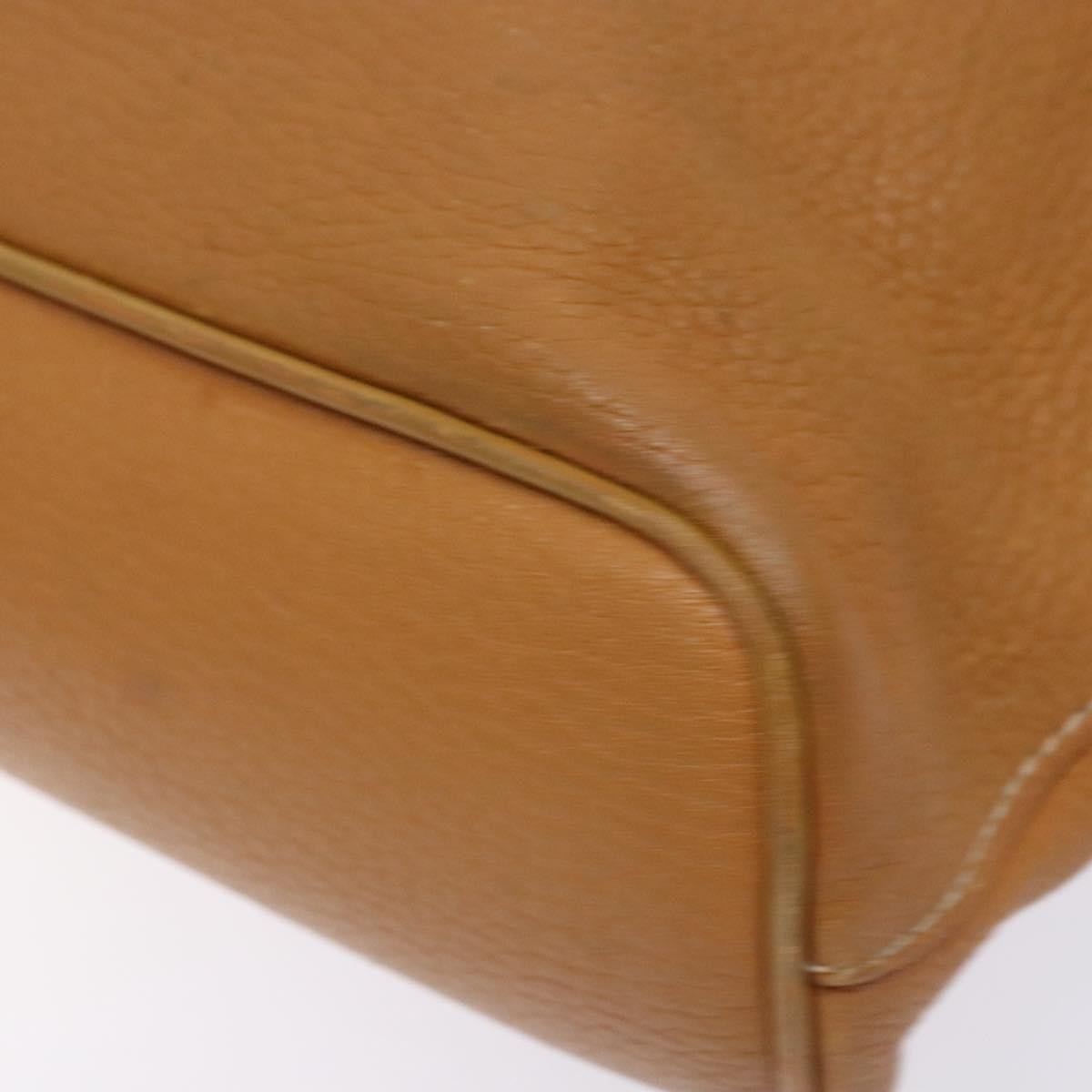 Burberry Handle Tote Leather, BEIGE, LEATHER, Tote bag