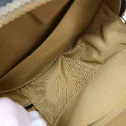 Chanel Chic Pearls Round Clutch with Chain Quilted Lambskin, BLACK, LEATHER, Shoulder bag