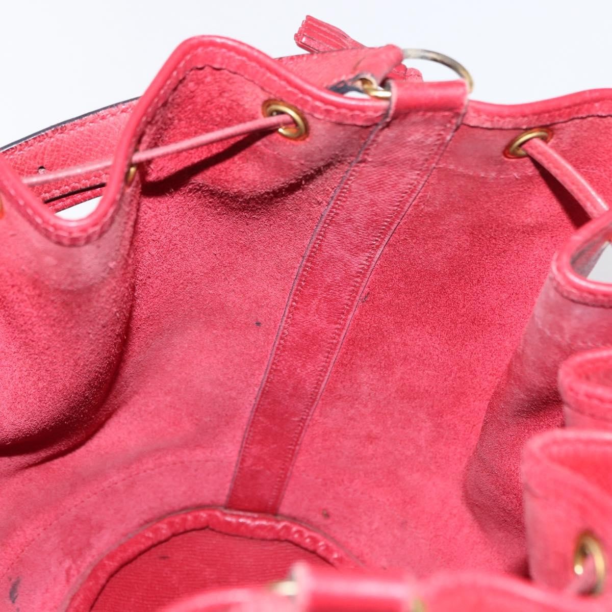 Hermes Market Handbag Leather, RED, LEATHER, Shoulder bag