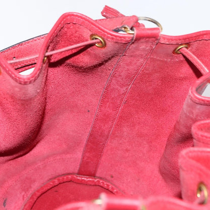 Hermes Market Handbag Leather, RED, LEATHER, Shoulder bag