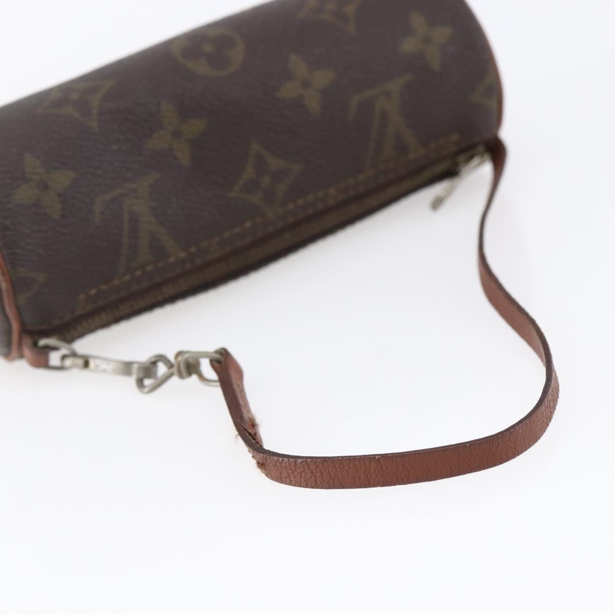 Louis Vuitton Papillon Pochette Monogram Canvas, BROWN, CANVAS, Clutche & pouche