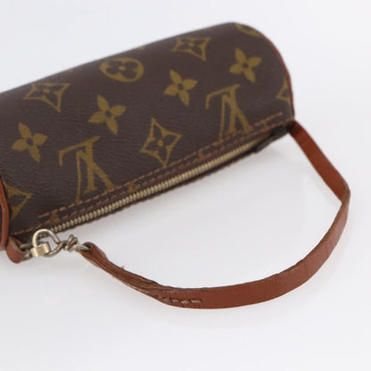 Louis Vuitton Papillon Pochette Monogram Canvas, BROWN, CANVAS, Clutche & pouche