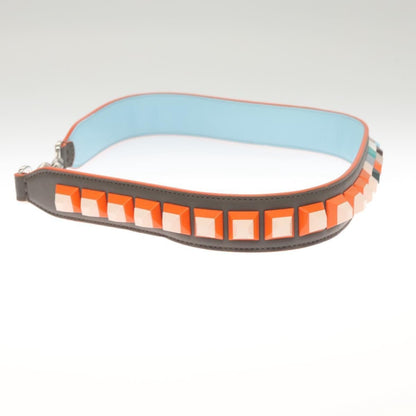 Fendi Strap You Shoulder Strap Leather, GRAY, LEATHER, Straps