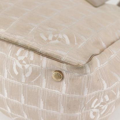 Chanel Travel Line Tote Nylon, BEIGE, NYLON, Tote bag