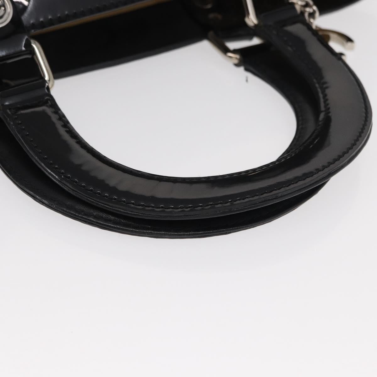 Chanel CC No.5 Shopping Tote Perforated Patent, BLACK, PATENT_LEATHER, Tote bag