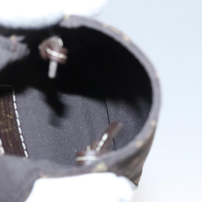 Louis Vuitton Cancun Pochette Monogram Mini Canvas, BROWN, CANVAS, Clutche & pouche