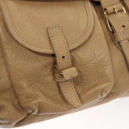 Bvlgari Shoulder bag Leather, BEIGE, LEATHER, Shoulder bag