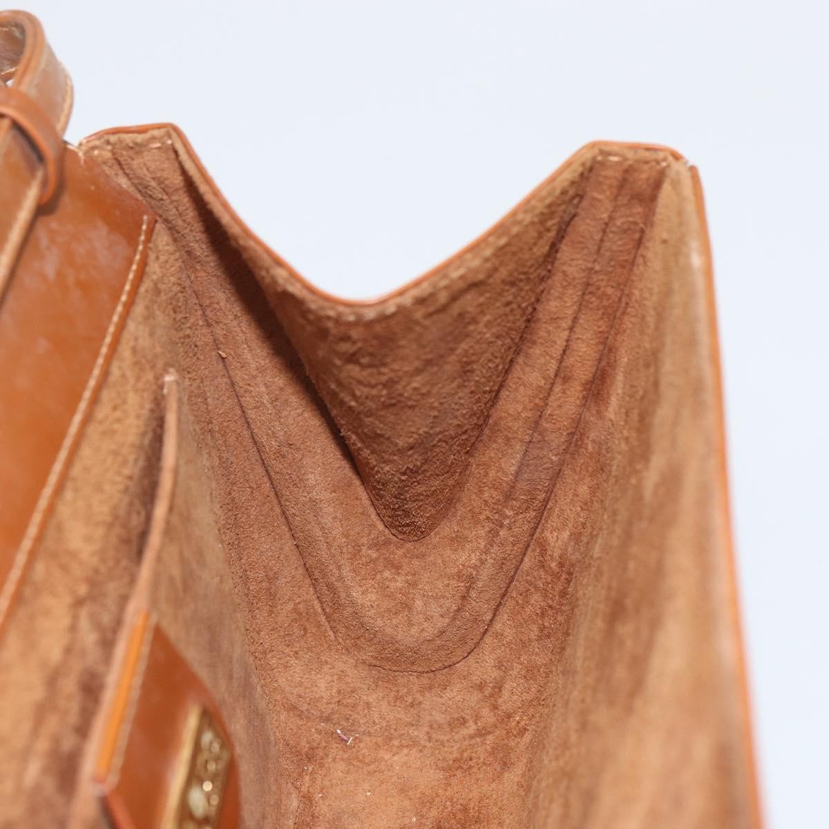 Gucci Vintage Shoulder Bag Leather, BROWN, LEATHER, Shoulder bag