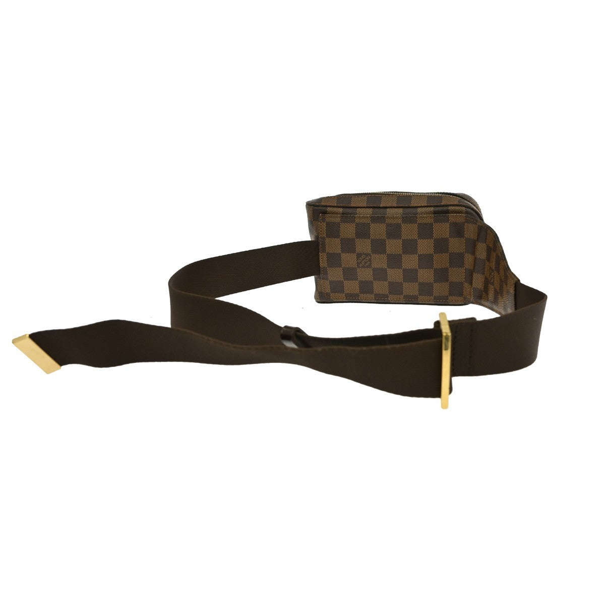 Louis Vuitton Geronimos Waist Bag Damier, BROWN, CANVAS, Clutche & pouche
