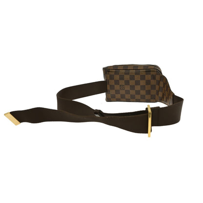 Louis Vuitton Geronimos Waist Bag Damier, BROWN, CANVAS, Clutche & pouche