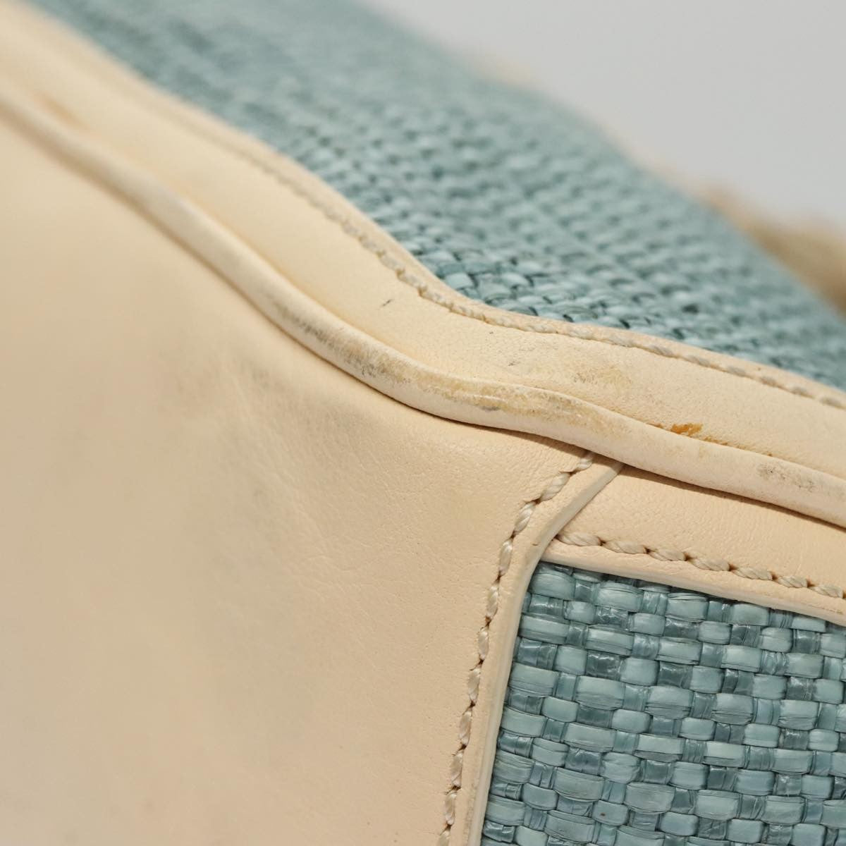 Celine Boogie Satchel Leather, BLUE, LEATHER, Handbag