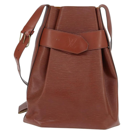 Louis Vuitton Vintage Sac d'Epaule Handbag Epi Leather, BROWN, LEATHER, Shoulder bag