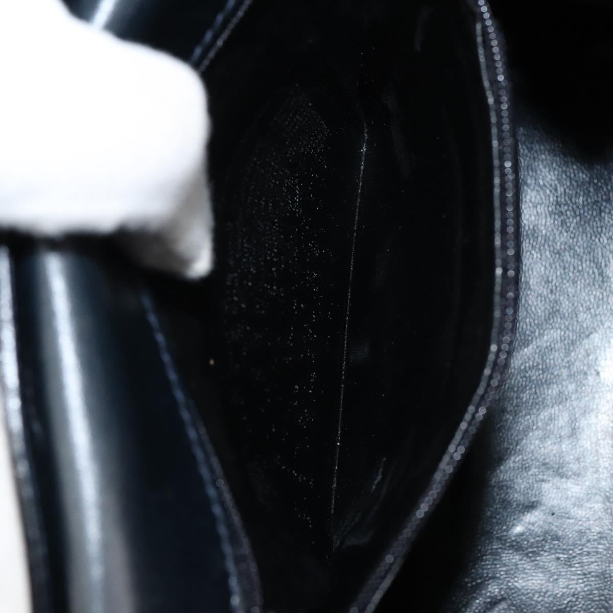 Salvatore Ferragamo Gancini Shoulder Bag Leather, BLACK, LEATHER, Shoulder bag