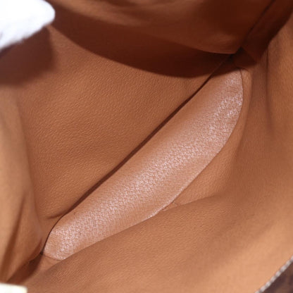 Celine Vintage Macadam Tote bag Canvas and Leather, BROWN, PVC, Tote bag