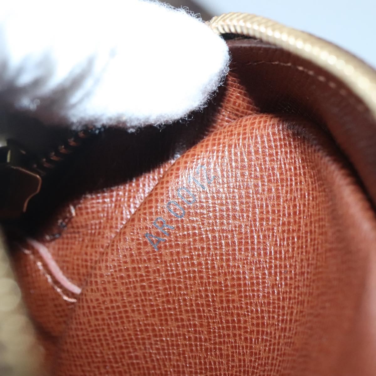 Louis Vuitton Danube 15 Crossbody Bag Monogram Canvas, BROWN, CANVAS, Crossbody bag