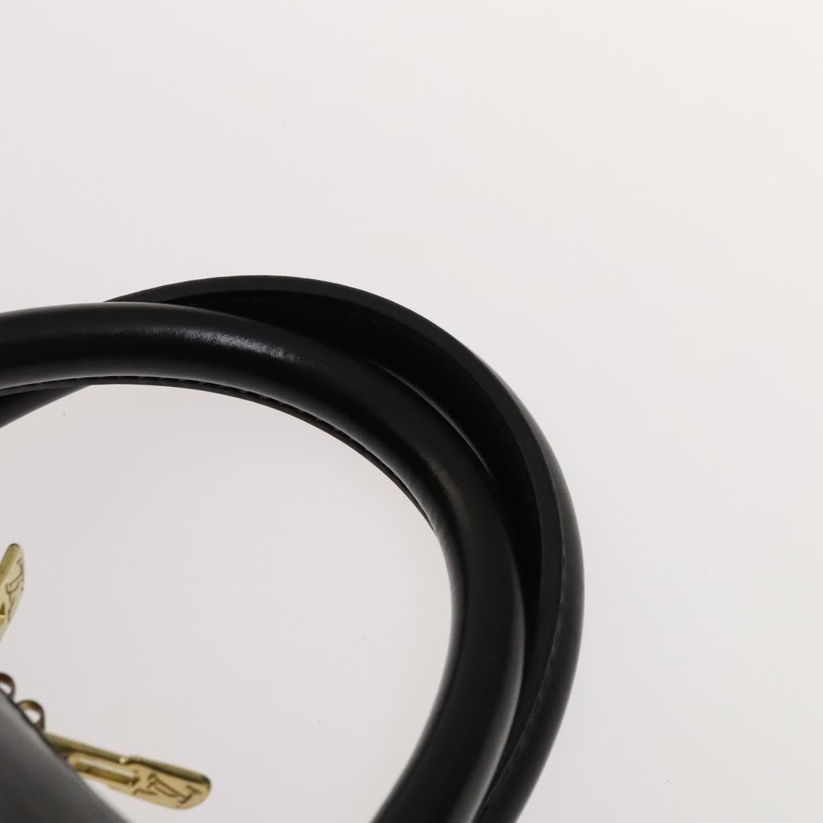 Louis Vuitton Keepall Bag Epi Leather, BLACK, LEATHER, Travel bag