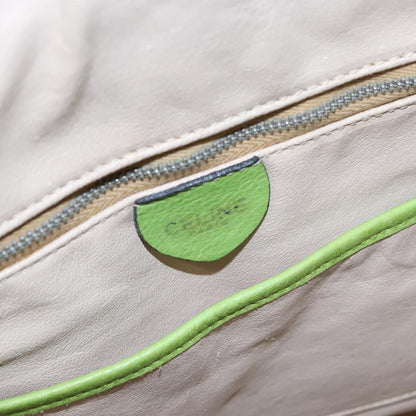 Celine Circle logo Leather, MULTICOLOUR, LEATHER, Shoulder bag