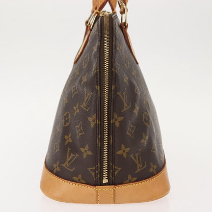 Louis Vuitton Alma Handbag Monogram Canvas, BROWN, CANVAS, Handbag