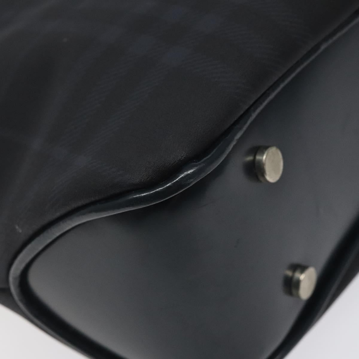 Burberry Nova Handbag Canvas, NAVY, PVC, Handbag