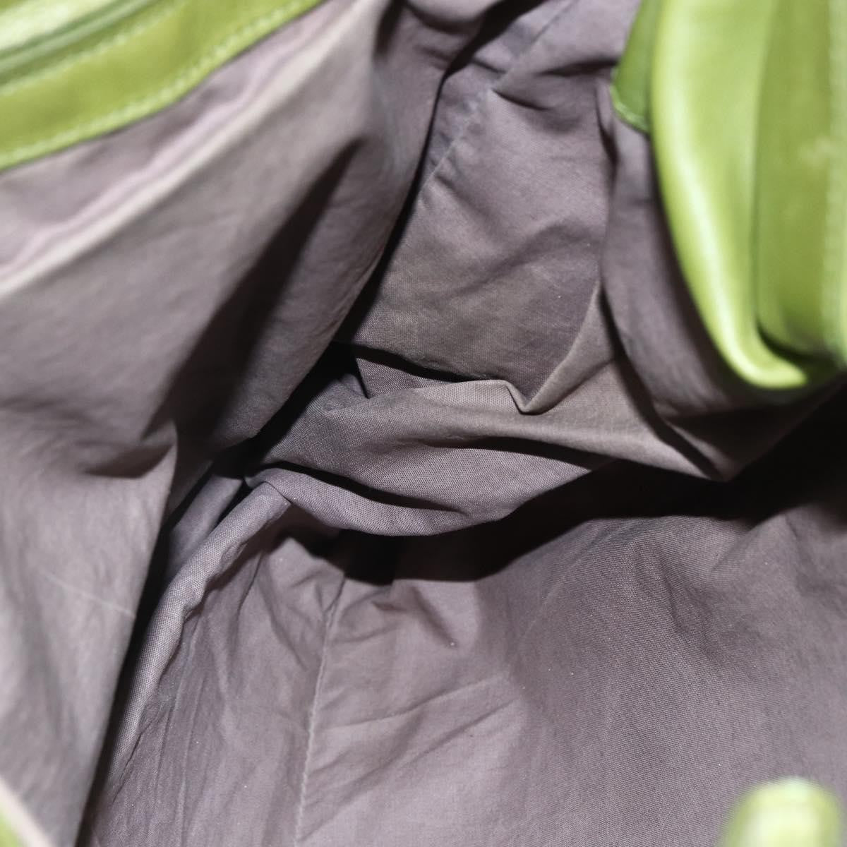 Bottega Veneta Intrecciato Leather, GREEN, LEATHER, Shoulder bag