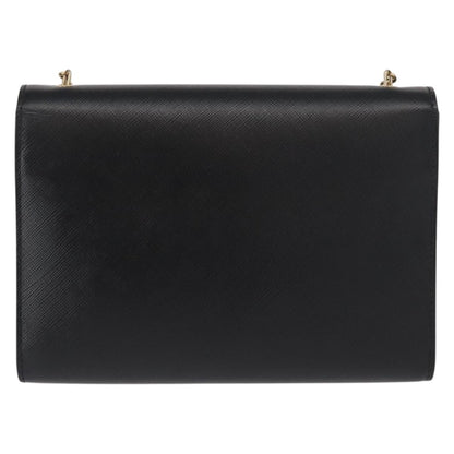 Salvatore Ferragamo Vala Chain Shoulder bag Leather, BLACK, LEATHER, Shoulder bag