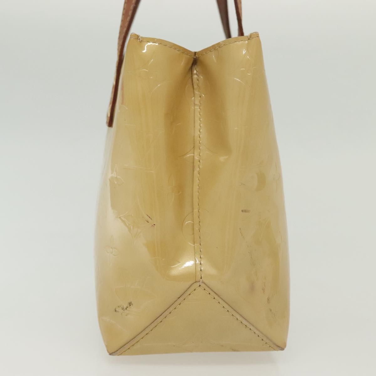 Louis Vuitton Reade Handbag Monogram Vernis, BEIGE, PATENT_LEATHER, Handbag