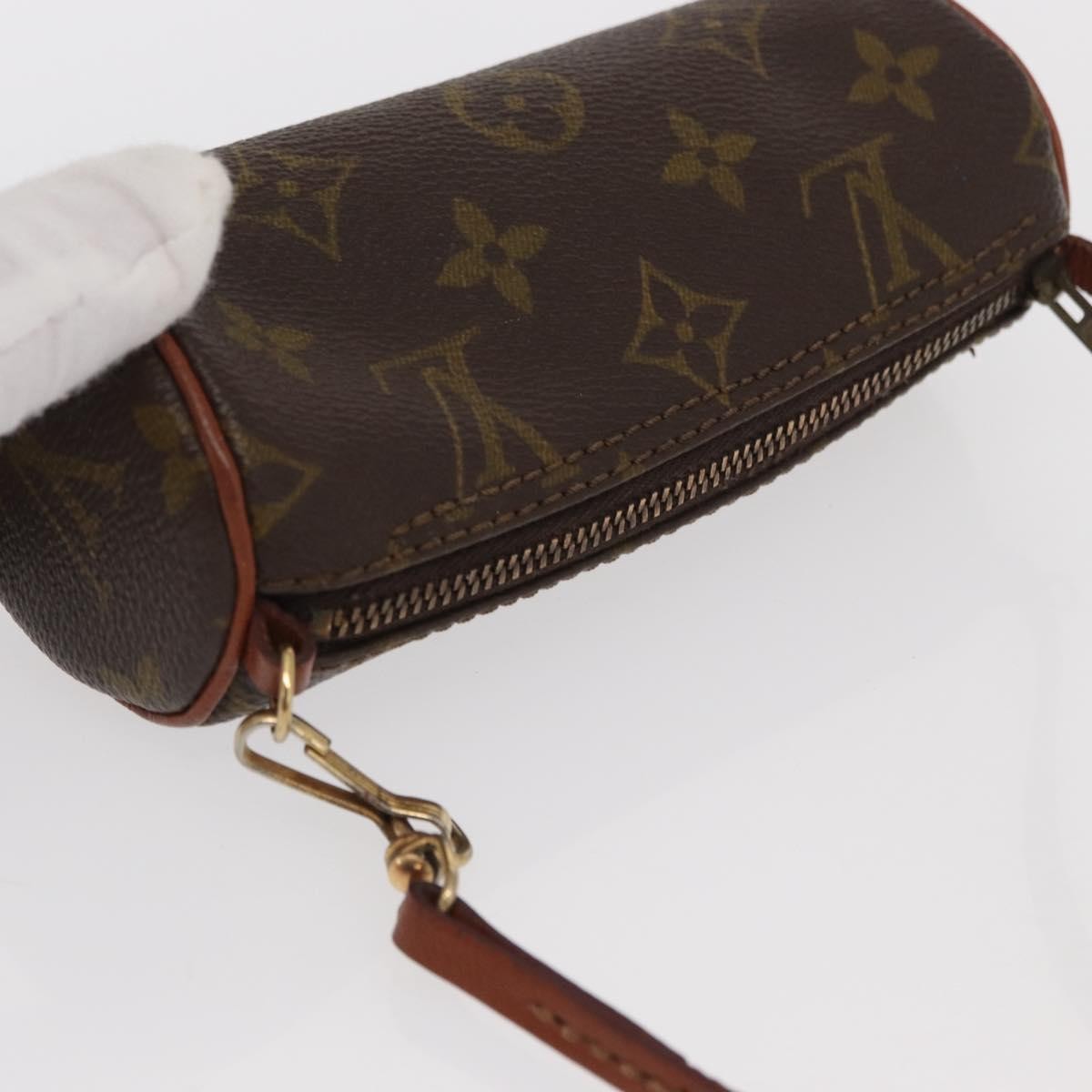Louis Vuitton Papillon Pochette Monogram Canvas, BROWN, CANVAS, Clutche & pouche