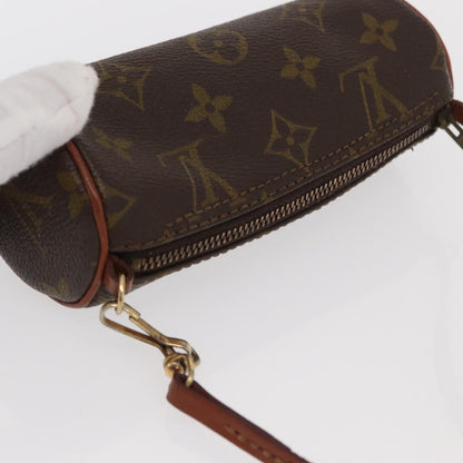 Louis Vuitton Papillon Pochette Monogram Canvas, BROWN, CANVAS, Clutche & pouche