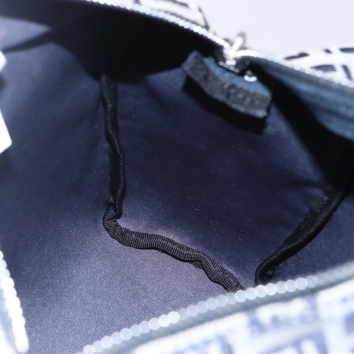 Fendi Vintage Top Handle Bag Zucchino, NAVY, CANVAS, Tote bag