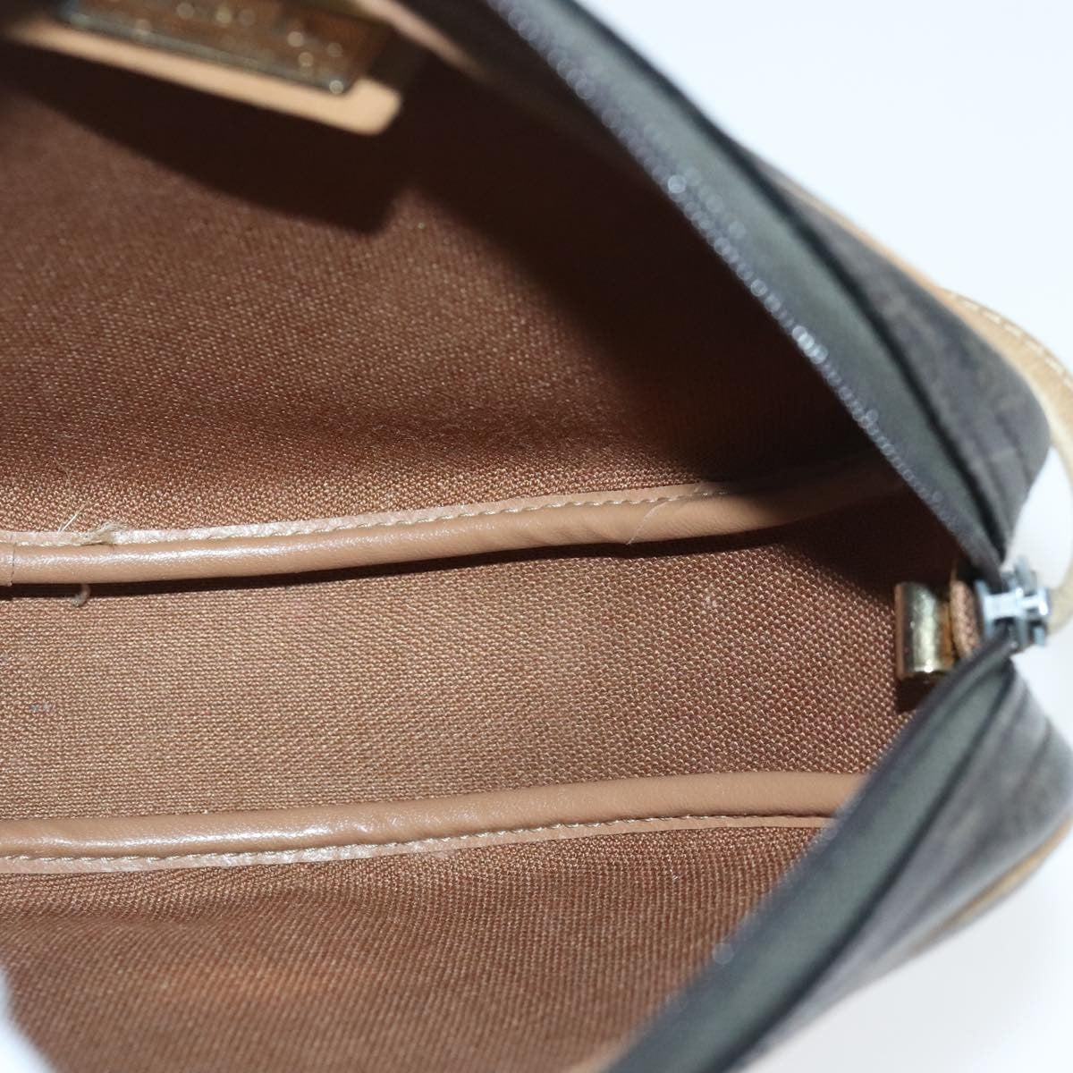 Christian Dior Vintage Honeycomb Shoulder Bag Canvas, BLACK, CANVAS, Shoulder bag