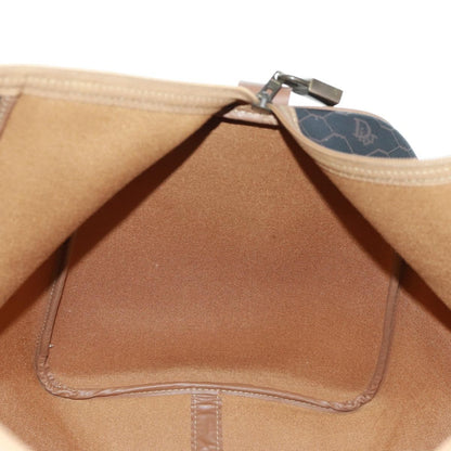 Christian Dior Vintage Honeycomb Boston bag Canvas and Leather, BLACK, CANVAS, Travel bag