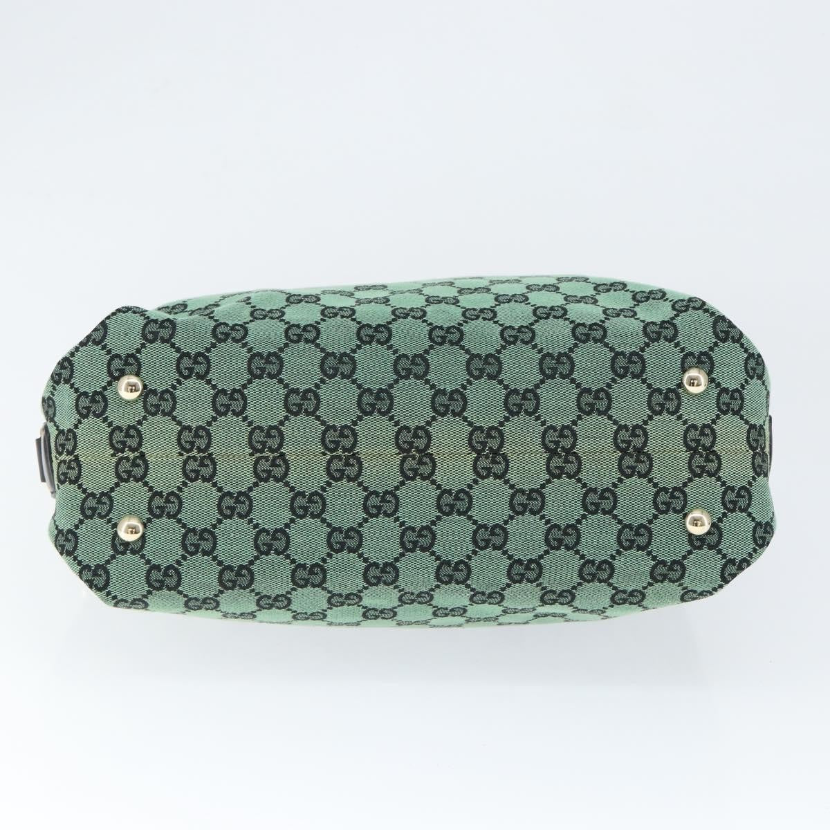 Gucci Full Moon Boston Bag GG Canvas, GREEN, CANVAS, Travel bag