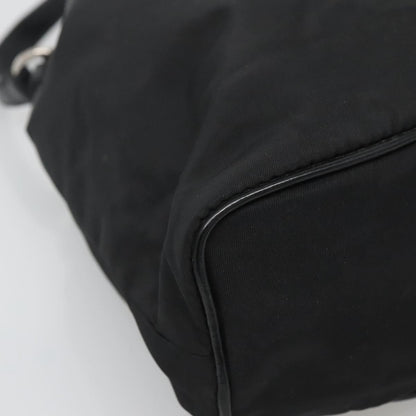 Prada Drawstring Pouch Tessuto, BLACK, NYLON, Clutche & pouche