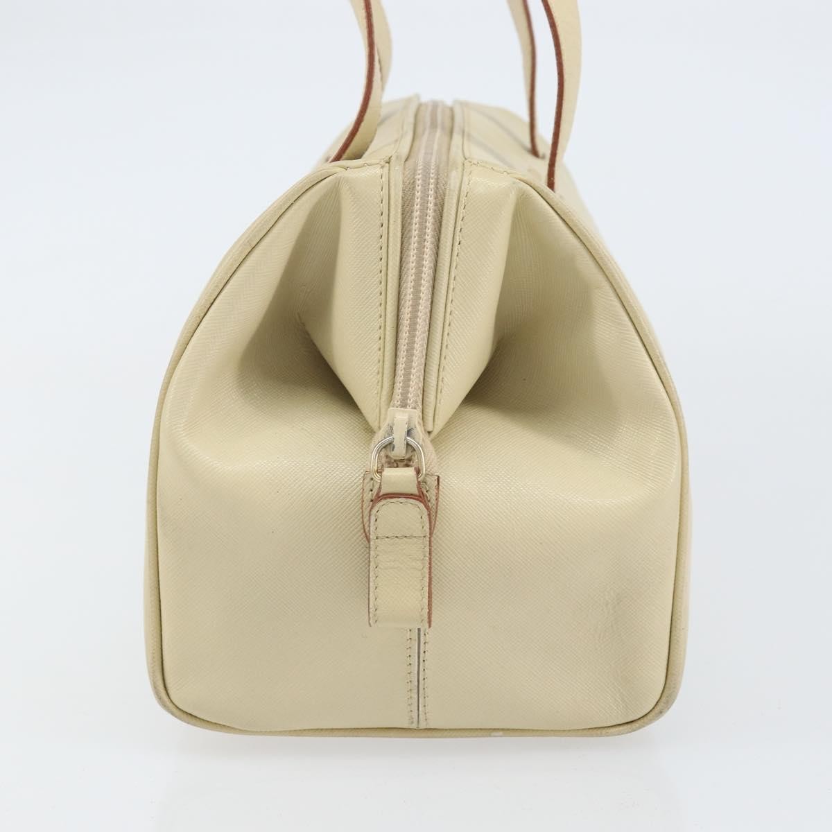 Prada Vintage Handbag Leather, BEIGE, LEATHER, Handbag