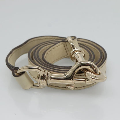 Gucci Britt Convertible Satchel Leather, BEIGE, LEATHER, Handbag