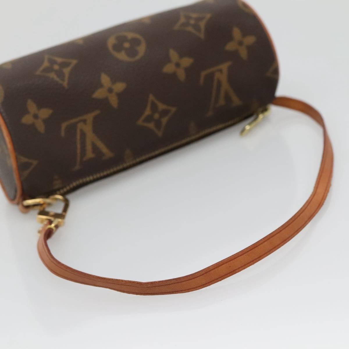 Louis Vuitton Papillon Pochette Monogram Canvas, BROWN, CANVAS, Clutche & pouche