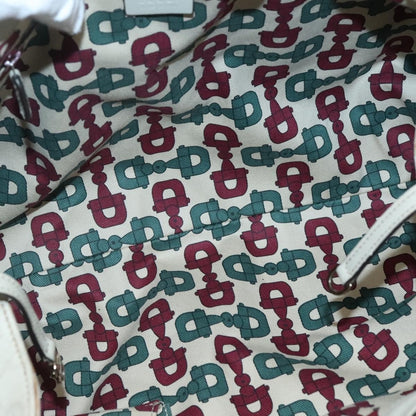 Gucci D Ring Hobo Guccissima Leather, WHITE, LEATHER, Handbag