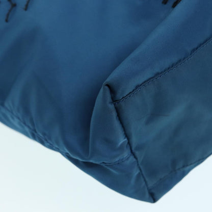 Prada Robot Open Tote Tessuto, BLUE, NYLON, Tote bag