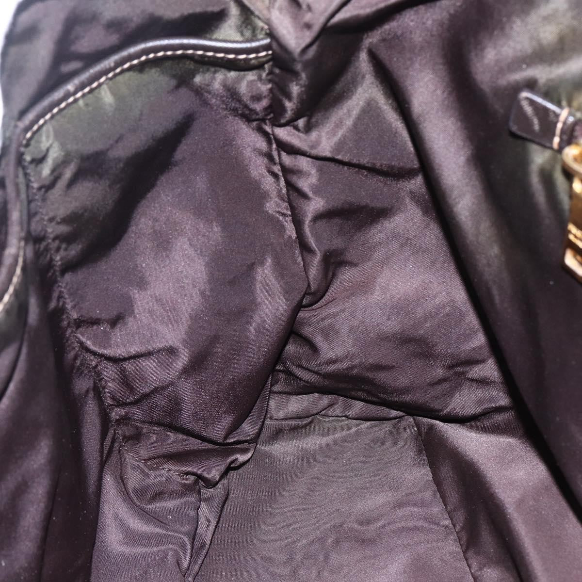 Prada Open Tote Tessuto, KHAKI, NYLON, Tote bag