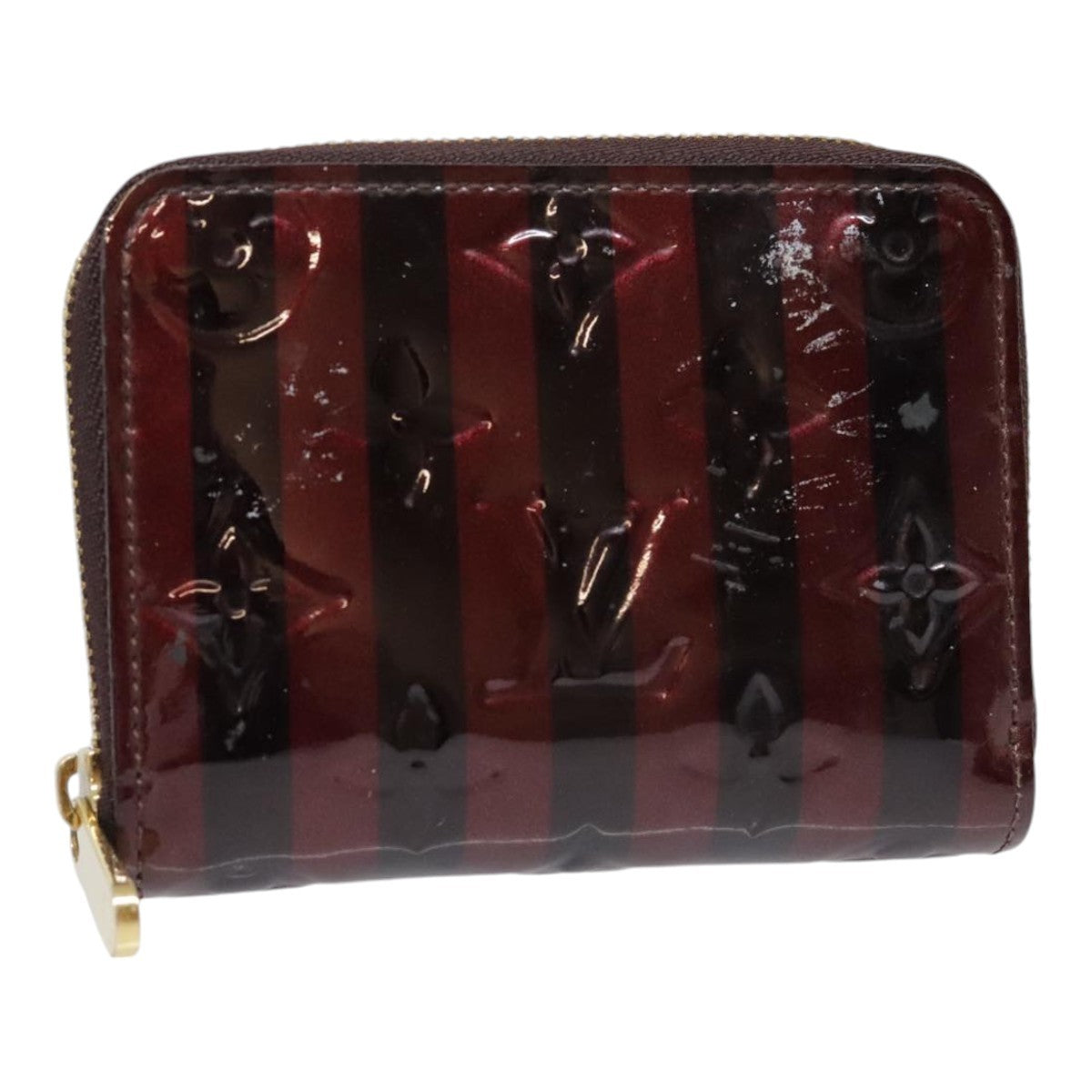 Louis Vuitton Porte-Monnaie Zippy Wallet Monogram Vernis, BURGUNDY, PATENT_LEATHER, Wallets