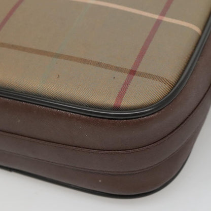 Burberry Nova check Shoulder bag Canvas, BEIGE, CANVAS, Shoulder bag