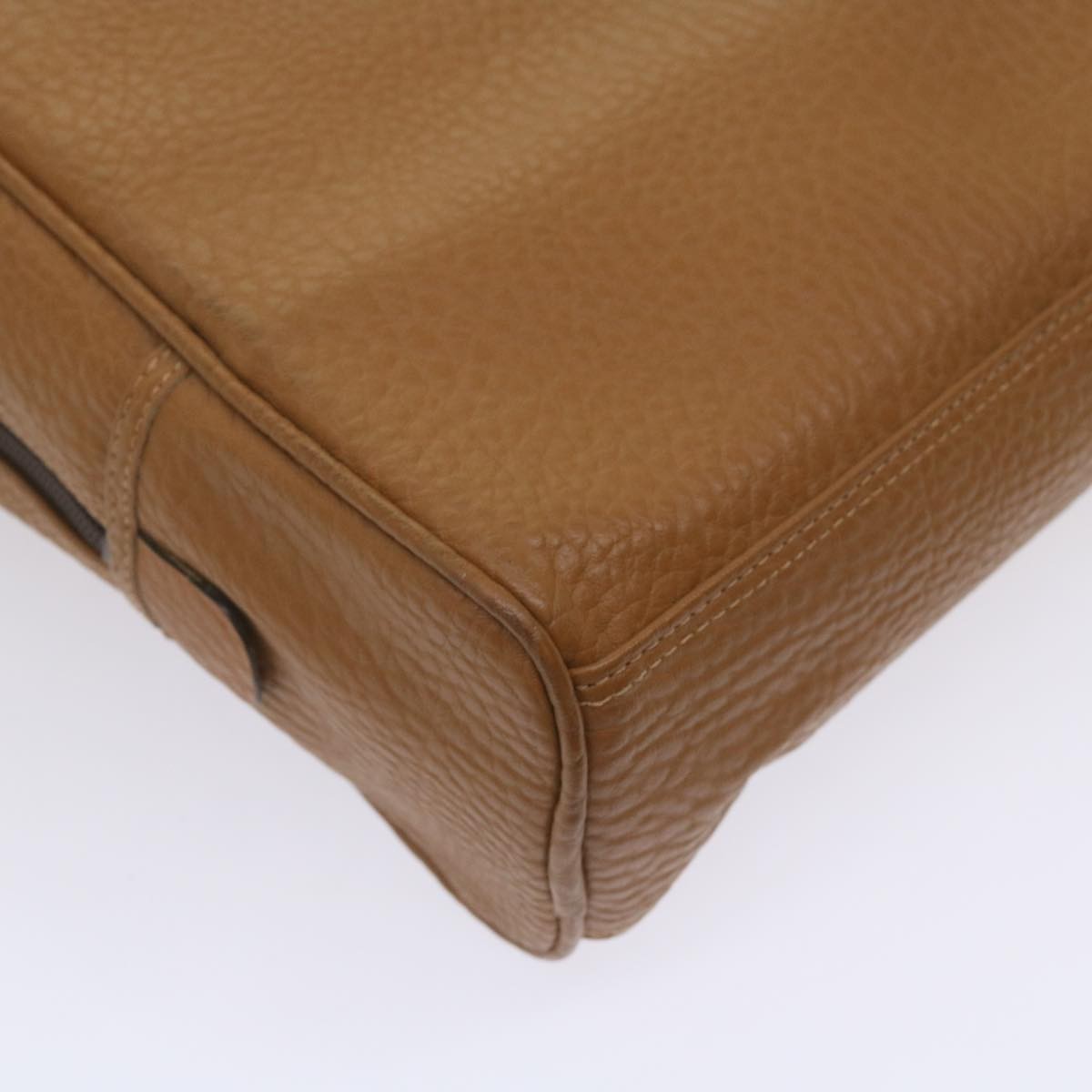 Burberry Vintage Handbag Leather, BROWN, LEATHER, Handbag