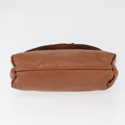 Chloe Lily Shoulder bag Leather, BROWN, LEATHER, Shoulder bag
