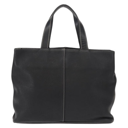 Burberry Vintage Handbag Leather, BLACK, LEATHER, Handbag