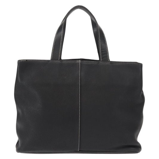 Burberry Vintage Handbag Leather, BLACK, LEATHER, Handbag