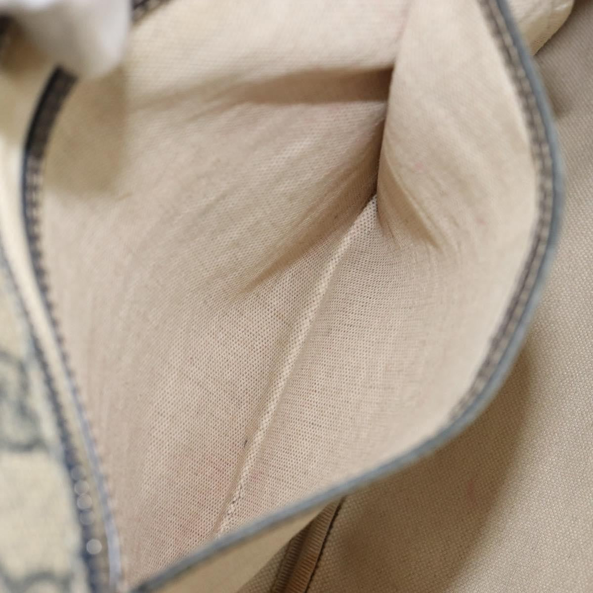 Gucci Zip Top Messenger Bag GG Coated Canvas, NAVY, PVC, Shoulder bag