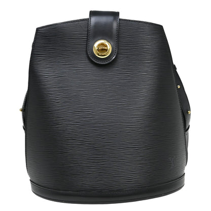 Louis Vuitton Cluny Shoulder Bag Epi Leather, Black, Leather, Shoulder Bag